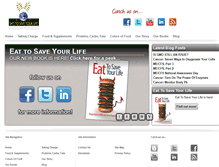 Tablet Screenshot of eattosaveyourlife.com